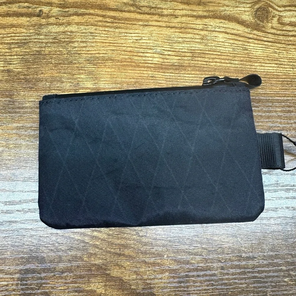 Alpaka Zip Pouch Black X-Pac Waterproof EDC Wallet Card Holder Small Travel Bag